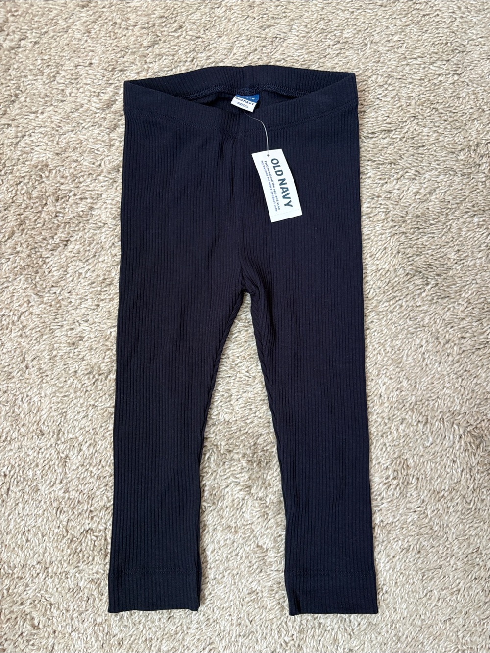 Old Navy Kids Ribbed Leggings - Navy